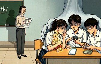 Báo động việc trẻ mượn “vật linh thiêng” đối phó áp lực thi cử