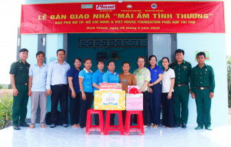 Báo Phụ nữ TPHCM tiếp tục dựng mái ấm cho phụ nữ khó khăn