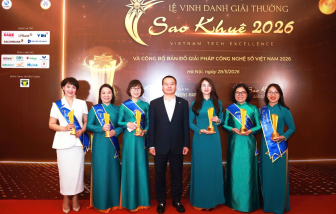 6 giải pháp ngân hàng số của BIDV đạt giải Sao Khuê 2026