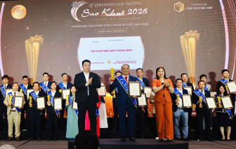 Agribank được vinh danh 2 giải thưởng Sao Khuê 2026 với hai giải pháp công nghệ số tiêu biểu
