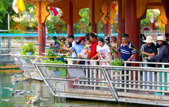 Khám phá “Vương quốc cá sấu” giữa Sài Gòn, trải nghiệm câu cá sấu nặng hơn 500kg