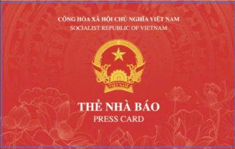 Ban hành mẫu Thẻ nhà báo 2026