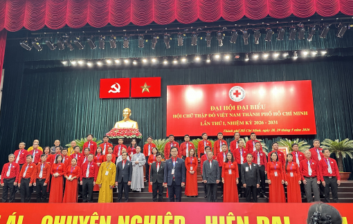 Hội Chữ thập đỏ Việt Nam TPHCM bước vào nhiệm kỳ mới với khát vọng lan tỏa lòng nhân ái