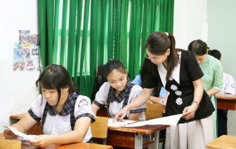 Thi lớp Mười tại TPHCM: Gần 80% học sinh có cơ hội học trường công lập