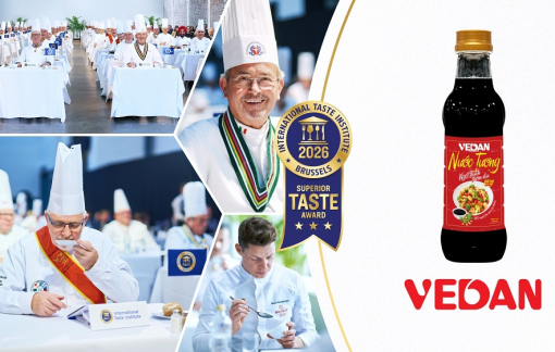Sản phẩm nước tương Vedan Việt Nam đạt chứng nhận “Vị ngon thượng hạng 2026”