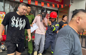 Cháy siêu thị ở Hà Nội