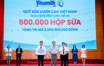 Vinamilk khởi động Quỹ sữa Vươn cao Việt Nam 2026