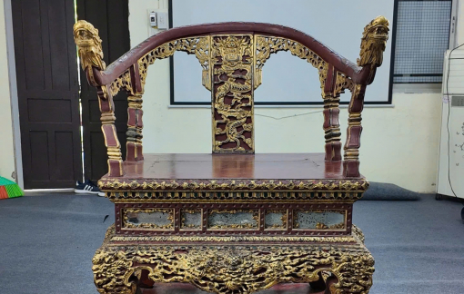 Bảo vật quốc gia “Ngai vua triều Nguyễn” từng bị bẻ gãy được phục chế nguyên trạng