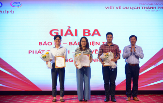 Báo Phụ nữ TPHCM đoạt giải báo chí viết về Du lịch TPHCM