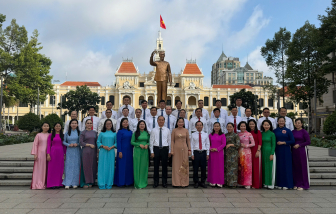 Đảng ủy các cơ quan Đảng TPHCM dâng hoa tưởng niệm Chủ tịch Hồ Chí Minh; tri ân đồng bào, chiến sĩ qua đời trong đại dịch COVID-19.