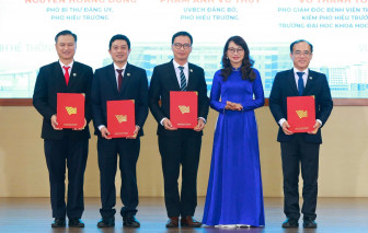 ĐH Quốc gia TPHCM trao quyết định bổ nhiệm 6 hiệu trưởng, 19 phó hiệu trưởng