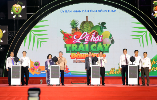 Khai mạc lễ hội trái cây ở Đồng Tháp