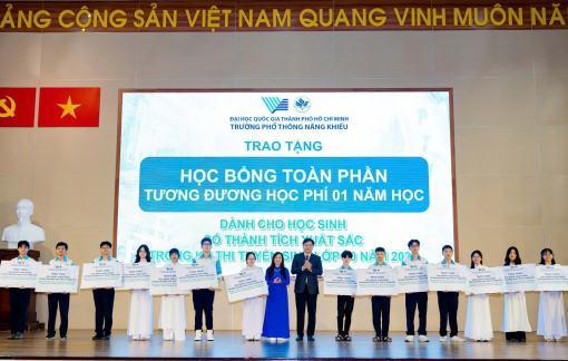 Đại học Quốc gia TPHCM cấp học bổng toàn phần cho học sinh Trường Phổ thông Năng khiếu