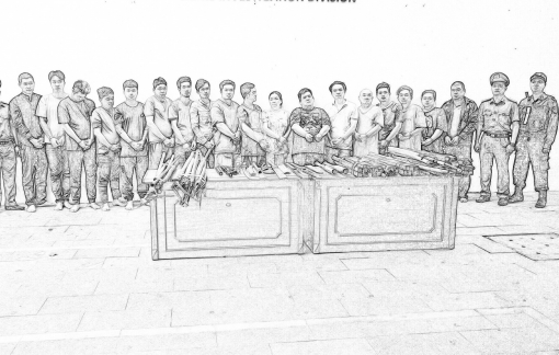 Phá băng nhóm cưỡng đoạt tài sản người vận chuyển cua, 17 đối tượng bị khởi tố