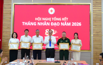 Agribank nhận Bằng khen của Trung ương Hội Chữ thập đỏ Việt Nam vì thành tích xuất sắc trong Tháng Nhân đạo năm 2026