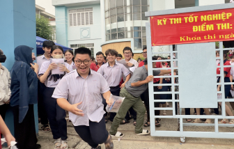 Đề toán 'dễ thở', nhiều thí sinh tự tin đạt 7-8 điểm