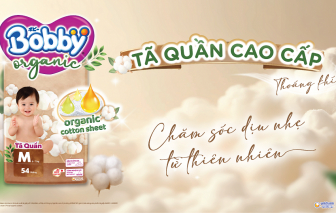 Tã quần cao cấp Bobby Organic mang đến giải pháp chăm sóc làn da bé dịu nhẹ từ thiên nhiên