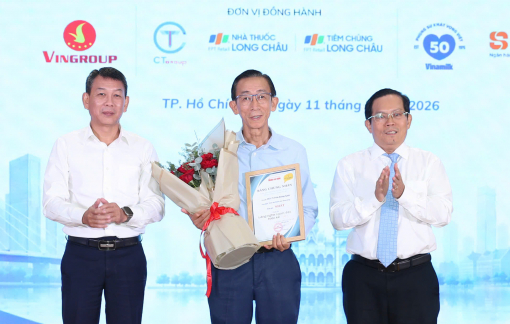 Báo Người Lao Động trao giải 3 cuộc thi viết: Lan tỏa trí tuệ, lòng nhân ái và tình yêu TPHCM