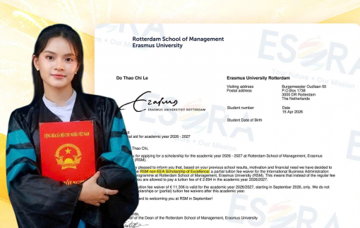 Nữ sinh Phổ thông Năng khiếu chinh phục học bổng Erasmus Rotterdam: Bật mí bí quyết săn học bổng Hà Lan cùng Esora Academy