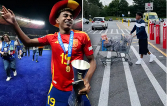 Ngôi sao Lamine Yamal mua sắm tại Walmart trước trận đấu đầu tiên tại World Cup 2026