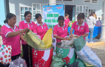 Phụ nữ Cần Giờ lan tỏa thông điệp sống xanh từ những việc làm thiết thực