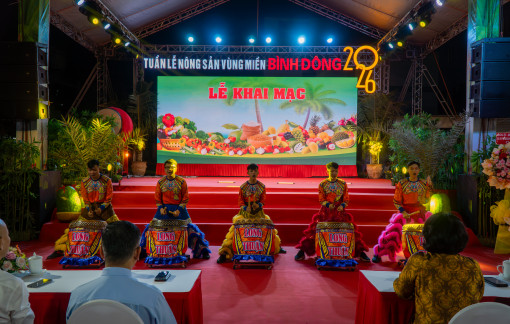 Khai mạc Tuần lễ nông sản vùng miền Bình Đông 2026