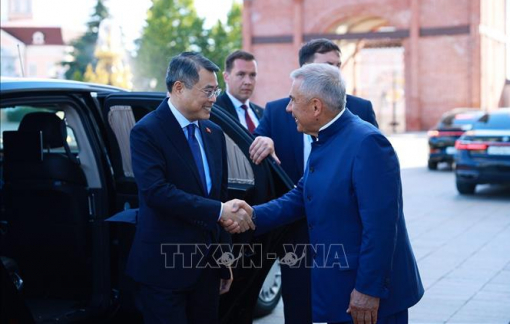 Thủ tướng Chính phủ Lê Minh Hưng gặp người đứng đầu Cộng hoà Tatarstan