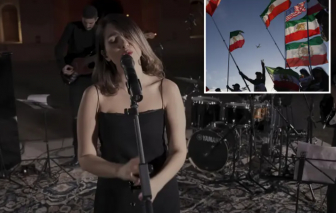 Nữ ca sĩ Iran và cộng sự bị phạt 74 roi vì biểu diễn bài hát yêu nước mà không đội khăn trùm đầu