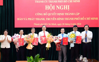 Công bố quyết định thành lập Cơ quan Báo và Phát thanh, Truyền hình TPHCM
