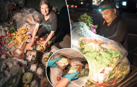 Lục thùng rác siêu thị để tìm thức ăn: Lối sống gây tranh cãi ở Mỹ