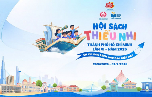 Mùa hè rực rỡ cùng Hội Sách Thiếu Nhi 2026: ‘Em vui đọc sách, học bao điều hay’