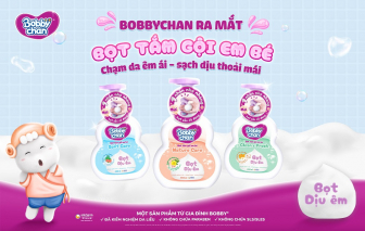 “Bọt tắm gội Bobbychan: Một nhấn tạo bọt mềm mịn, tiện lợi cho mẹ chăm bé mỗi ngày