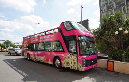 TPHCM có thêm tuyến xe buýt du lịch 2 tầng thoáng nóc